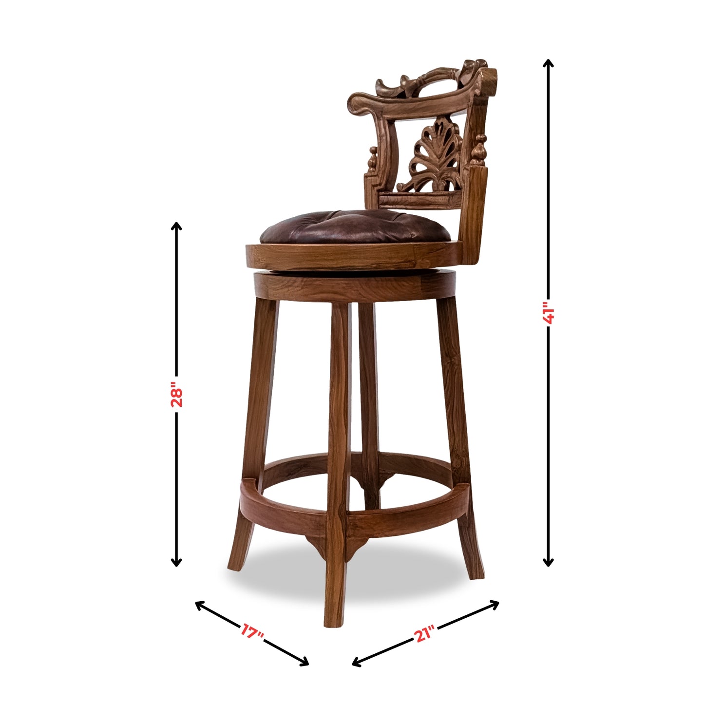 Windsor Crown Bar Stool