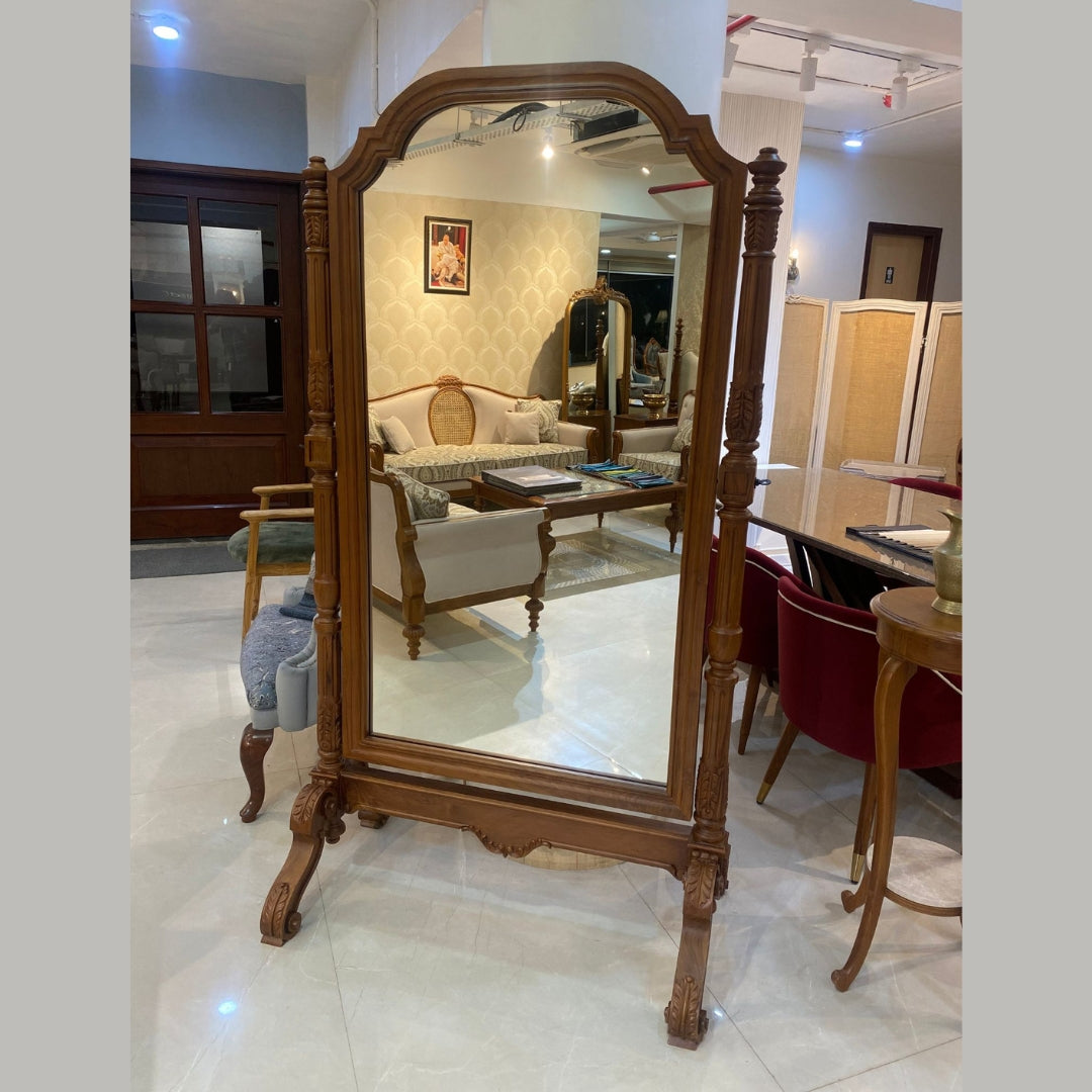Classic Wooden Cheval Mirror