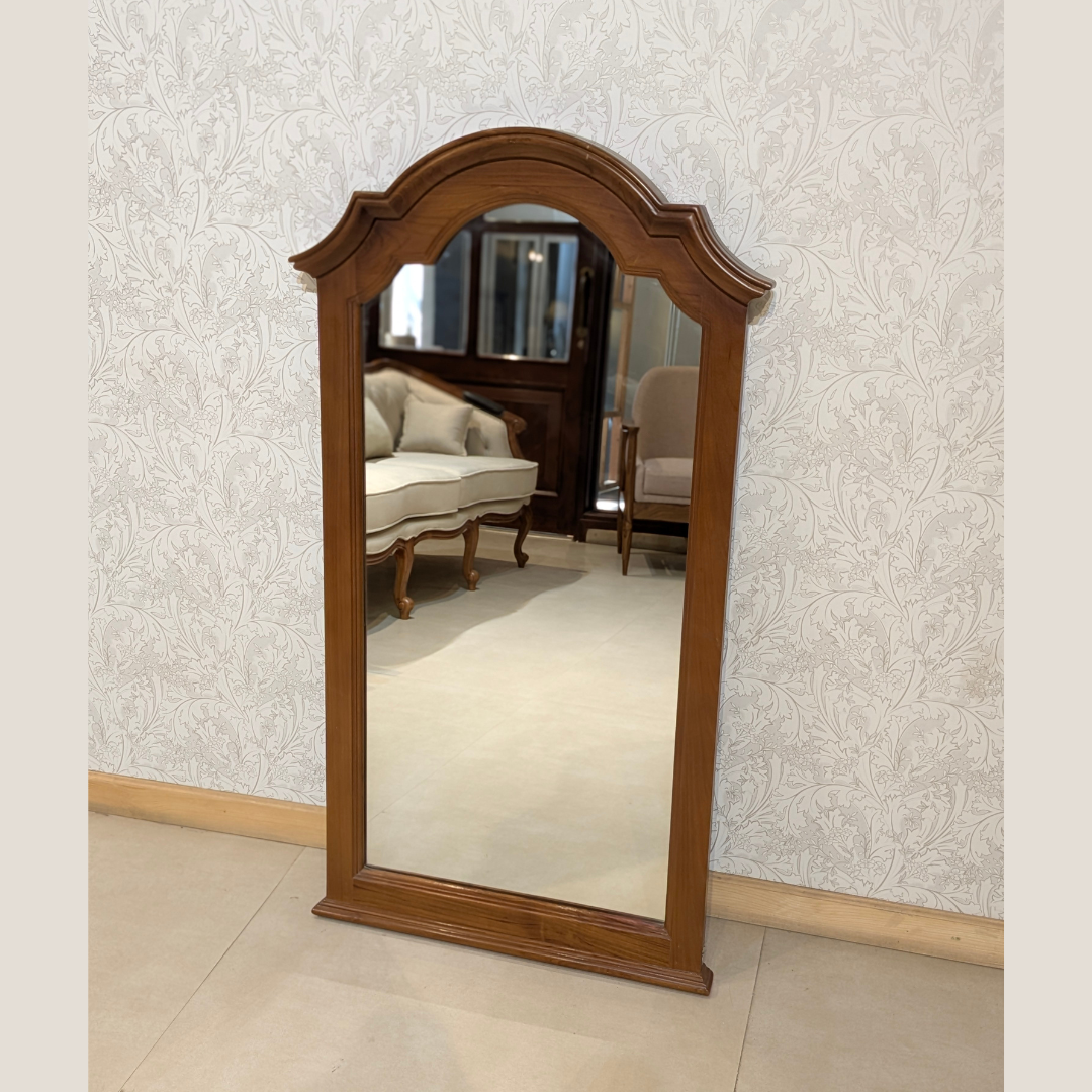 Classic Arch Top Wooden Mirror