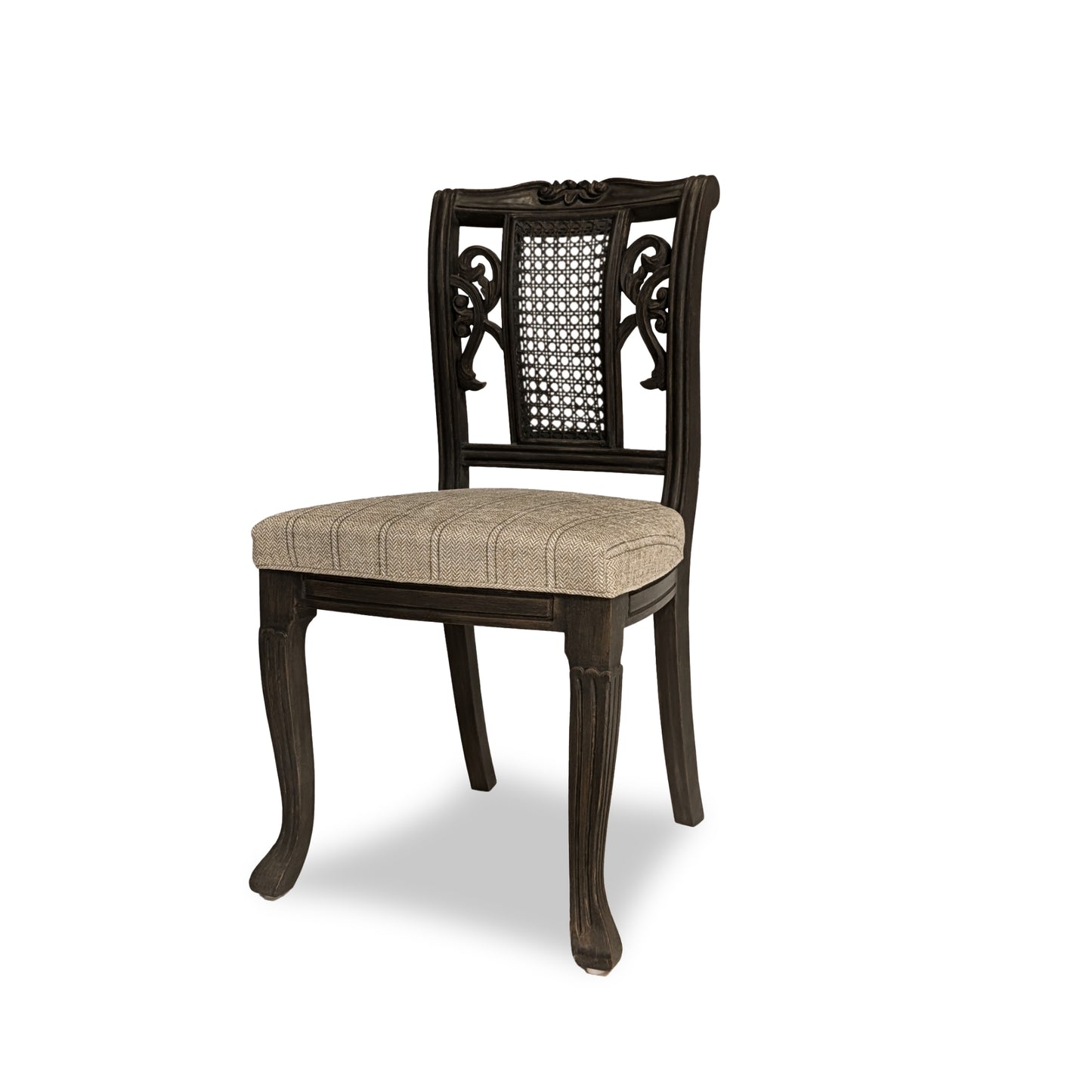 Vienna Floral Cane Dining Chair