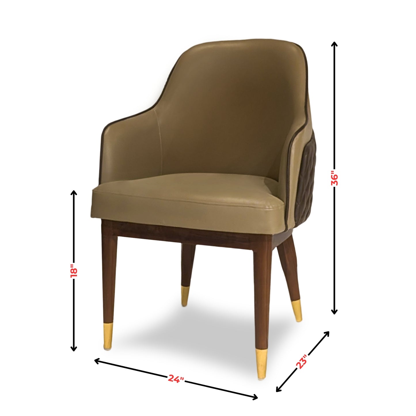 Monaco Leather Accent Chair