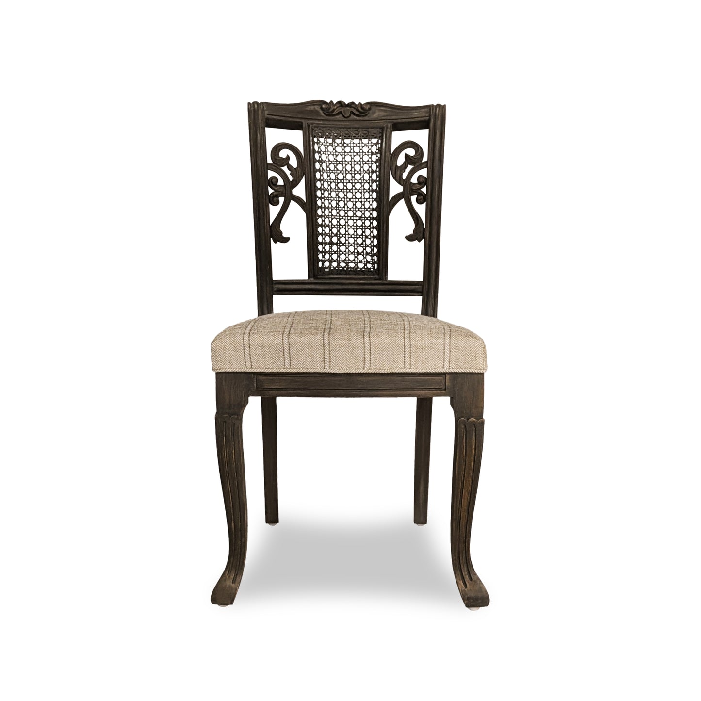 Vienna Floral Cane Dining Chair