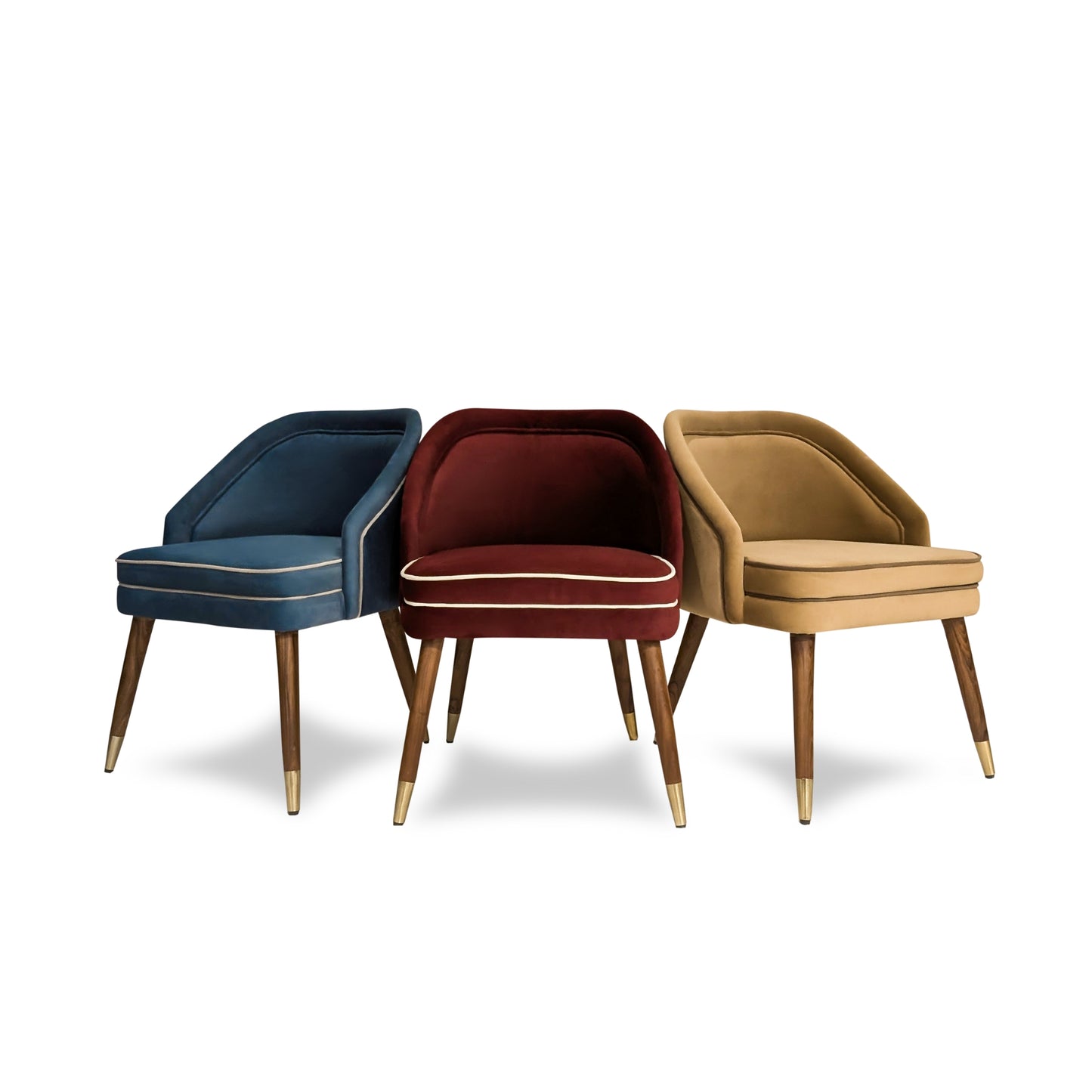 Modern Accent Chair in Velvet