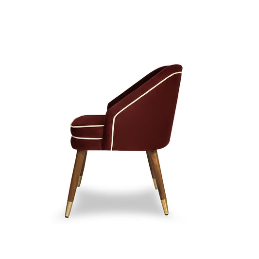 Modern Accent Chair in Velvet