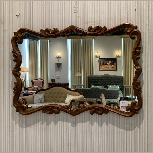 Ornate Wooden Wall Mirror