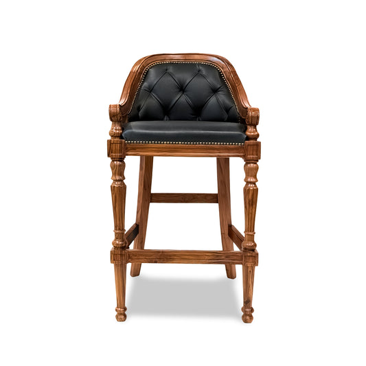 Colonial Barrel Back Bar Chair