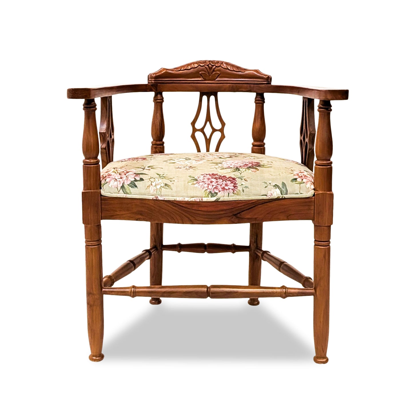 Handcrafted Vintage Barrel Armchair