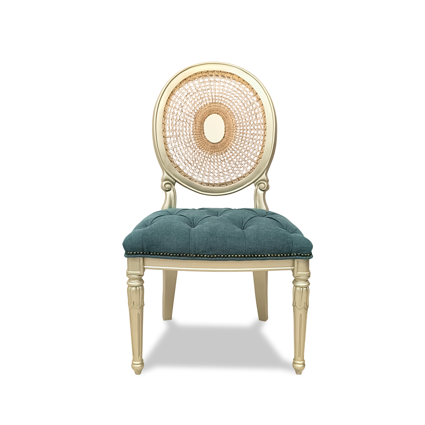 Vintage Gilta Cane Round-back Chair