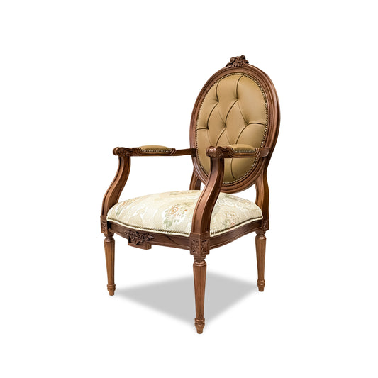 Classic French Rose Armchair