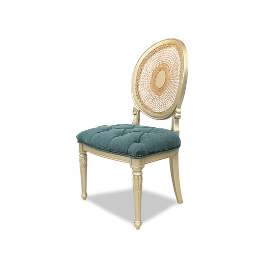 Vintage Gilta Cane Round-back Chair