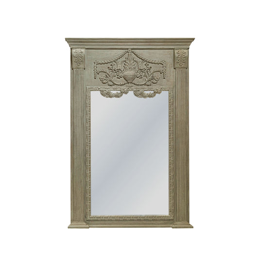 Neoclassical Carved Wood Wall Mirror
