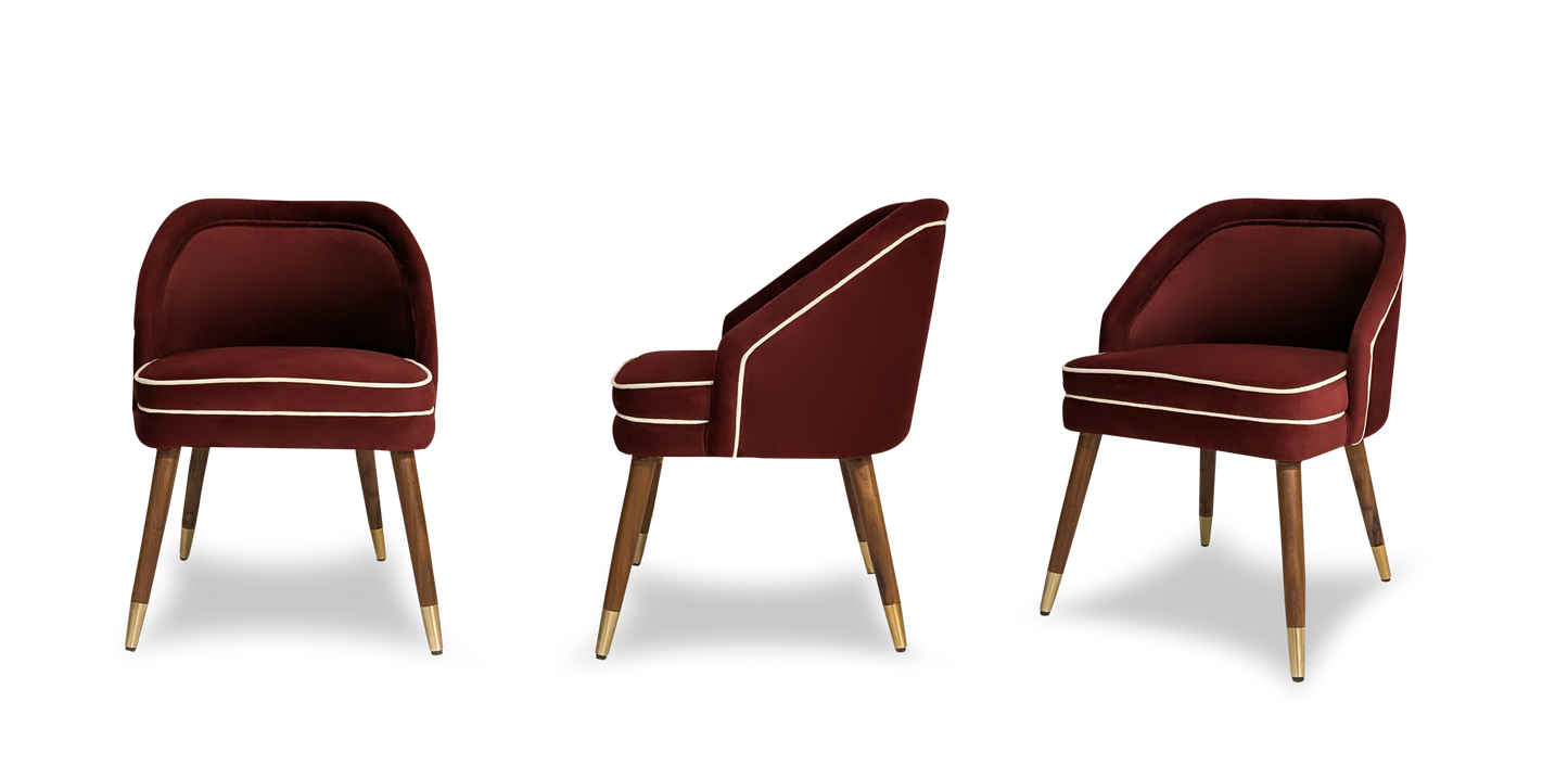 Modern Accent Chair in Velvet